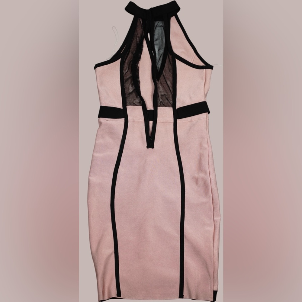 Valiant Paris Mesh Cutout Bodycon Dress L - Picture 10 of 12